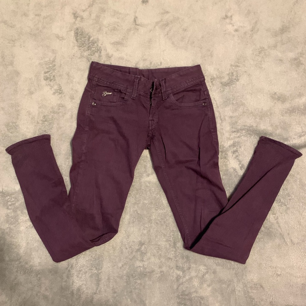 G-Star maroon stretch jeans
